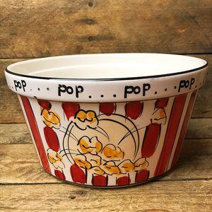 Pop Pop Popcorn Individual Ceramic Bowl Tabletops Unlimited